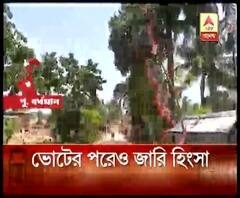 পূর্ব বর্ধমানের কাটোয়ায় সিপিএমের পোলিং এজেন্টের বাড়ির সামনে বোমা বিস্ফোরণ