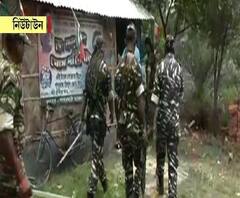 বুথের পাশেই মাংস-ভাত রান্না, হানা দিয়ে লাঠিপেটা কেন্দ্রীয় বাহিনীর