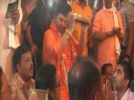 Sadhvi Pragya's temple visit more effective than campaigning?