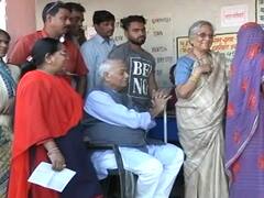 Fifth Phase of Lok Sabha Elections: Yashwant Sinha in queue to cast his vote