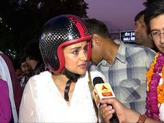 Gul Panag campaign for AAP candidate Raghav Chadha in South Delhi