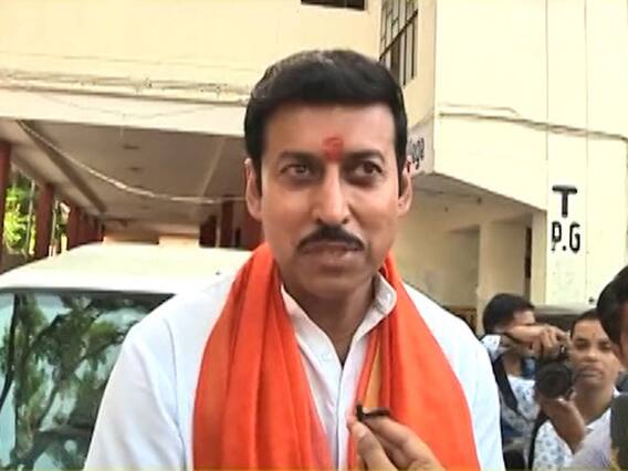 Janta bharashtachari party ko harayegi: Rajyavardhan Singh Rathore