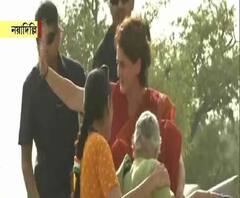 নয়াদিল্লীতে শীলা দিক্ষীতের সমর্থনে প্রিয়ঙ্কা গাঁধীর রোড শো