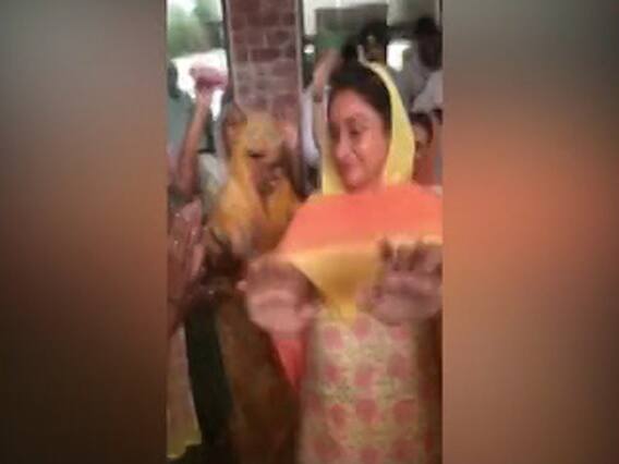 Harsimrat Kaur Badal celebrates win from Bathinda