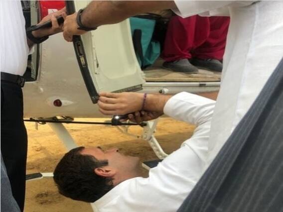 હિમાચલઃ હેલિકોપ્ટર બગડતાં પાઇલોટની મદદે આવ્યા રાહુલ ગાંધી, જુઓ વીડિયો