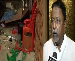 পুলিশের সামনেই তৃণমূলের মিছিলে হামলা চালিয়েছে বিজেপি আশ্রিত দুষ্কৃতীরা, দাবি সন্দেশখালি ১ নম্বর ব্লকের তৃণমূল সভাপতির, পাল্টা অভিযোগ মুকুলের