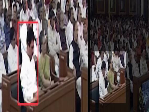 Rahul Gandhi caught using mobile phone during president's address in Parliament: Master Stroke Full