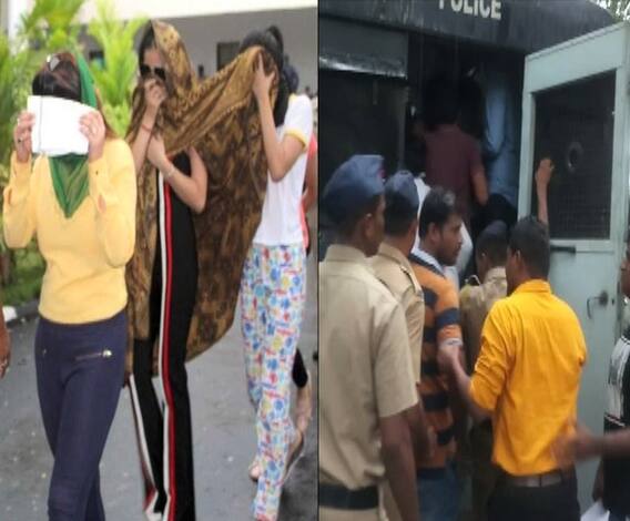 Alibag | वाढदिवसाच्या नावाखाली अलिबागमध्ये वेश्याव्यवसाय, पोलिसांची कारवाई | ABP Majha 