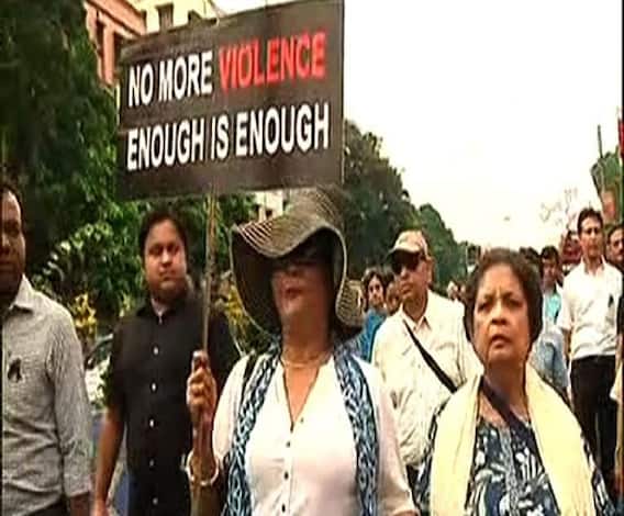 এনআরএস থেকে ন্যাশনাল মেডিক্যাল কলেজ হাসপাতাল পর্যন্ত প্রতিবাদ-মিছিল চিকিৎসকদের, সামিল বিদ্বজ্জনরা