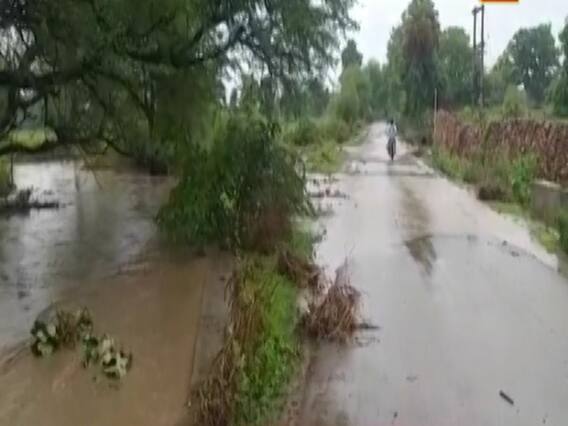 Heavy Rain Creates Havoc,Water Likely To Enter Pashupatinath Temple In Mandsaur 