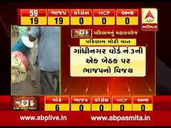 ગાંધીનગર વોર્ડ નંબર-3ની એક બેઠક પર ભાજપનો વિજય, જુઓ વીડિયો
