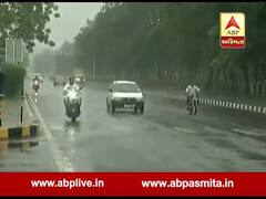 ગાંધીનગરમાં પણ ધીમીધારે પડી રહ્યો છે વરસાદ, જુઓ વીડિયો