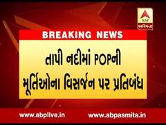 સુરતની તાપી નદીમાં POPની મૂર્તિનું નહીં કરી શકાય વિસર્જન, જુઓ વીડિયો