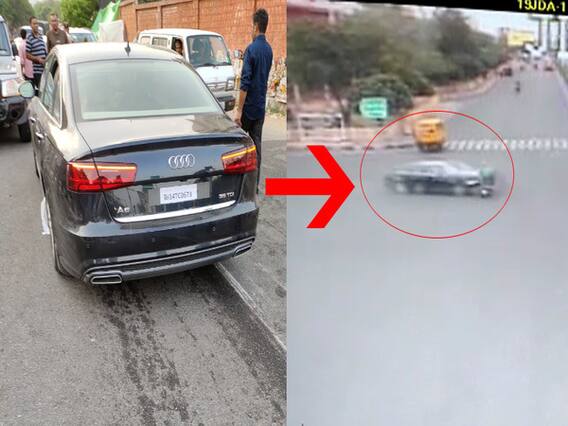 જયપુરઃ પૂરપાટ આવતી ઔડી કારે એક્ટિવાને હવામાં ઉલાળ્યું, એકનું મોત, સામે આવ્યા સીસીટીવી