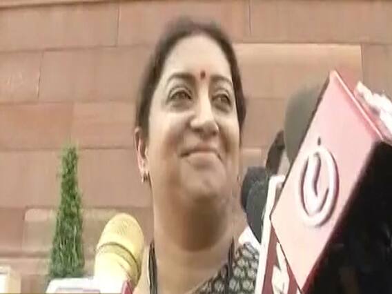 कांग्रेस अध्यक्ष पद से राहुल गांधी के इस्तीफे पर स्मृति ईरानी ने कहा- 'जय श्री राम'