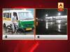 दिल्ली में बारिश के बाद स्कूल वैन में सड़कों पर फंसे बच्चे, कोलकाता में एयरपोर्ट पर भरा पानी