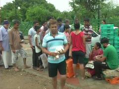 વડોદરામાં પૂરના પાણી ઓસર્યા, દુધ માટે લોકોએ લગાવી લાંબી લાઇન, જુઓ વીડિયો