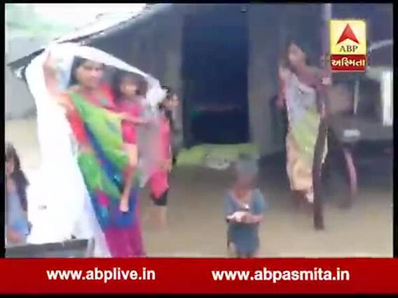 પાટણઃ હારીજમાં ભારે વરસાદ પછી અનેક ઘરોમાં ઘૂસી ગયા પાણી, જુઓ વીડિયો