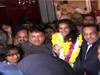 विश्व चैंपियनशिप जीतकर लौटीं पी वी सिंधु, लोगों ने किया भव्य स्वागत