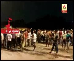 বেলঘরিয়া এক্সপ্রেসওয়ের মালঞ্চ এলাকায় পুলিশের গাড়ির ধাক্কায় পথচারীর মৃত্যু,স্থানীয়দের পথ অবরোধ