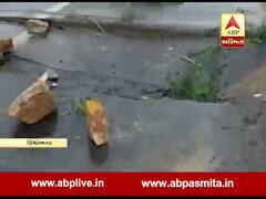 ભારે વરસાદ પછી હિંમતનગરનો બ્રિજ બેસી ગયો, જુઓ વીડિયો