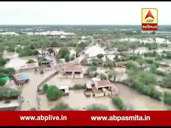 બનાસકાંઠામાં ભારે વરસાદઃ વાવ તાલુકામાં જ્યાં જુઓ ત્યાં પાણી જ પાણી, 