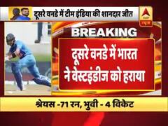दूसरा वनडे: भारत ने वेस्टइंडीज को 59 रन से हराया, कोहली ने जड़ा 42वां शतक