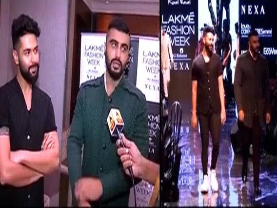Lakme Fashion Week के चौथे दिन अर्जुन कपूर ने रैंप पर बिखेरा अपना जलवा, ABP न्यूज से की खास बातचीत