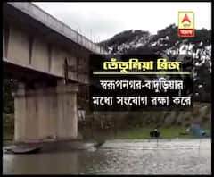 উত্তর ২৪ পরগনার তেঁতুলিয়া ব্রিজের বেহাল দশা, দুর্ঘটনার আশঙ্কা স্থানীয়দের, যাতায়াত চালু রেখেই শুরু মেরামতি