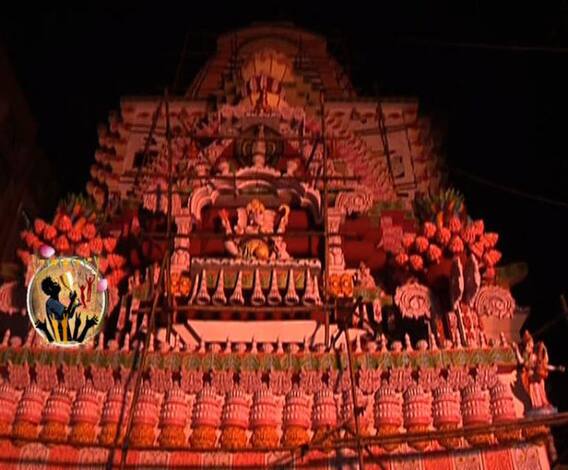 হিমাচল প্রদেশের জাটলির শিবমন্দিরের আদলে তৈরি হচ্ছে একডালিয়া এভারগ্রিনের মণ্ডপ