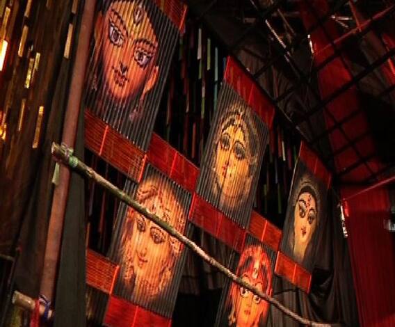 ত্রিধারা সম্মিলনীর পুজোয় এবছর নারীশক্তির উদযাপন