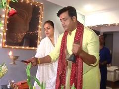 अभिनेता और बीजेपी सांसद रवि किशन ने सपरिवार की गणपति बप्पा की पूजा, ABP न्यूज से की खास बातचीत