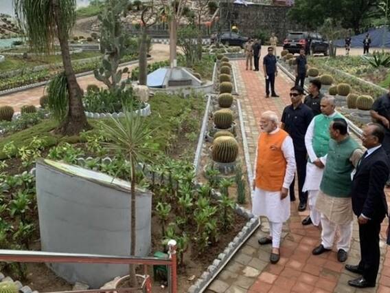PM Modi Birthday : મોદીએ કેક્ટર્સ પાર્કની લીધી મુલાકાત, જુઓ વીડિયો