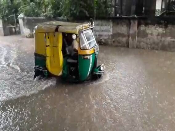 ગાંધીનગરમાં ધોધમાર વરસાદઃ ક્યાં ક્યાં ભરાયા પાણી? જુઓ વીડિયો