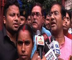 নানুরকান্ডে দেহ নিতে এনআরএস মেডিক্যাল কলেজ হাসপাতালে হাজির পরিবার