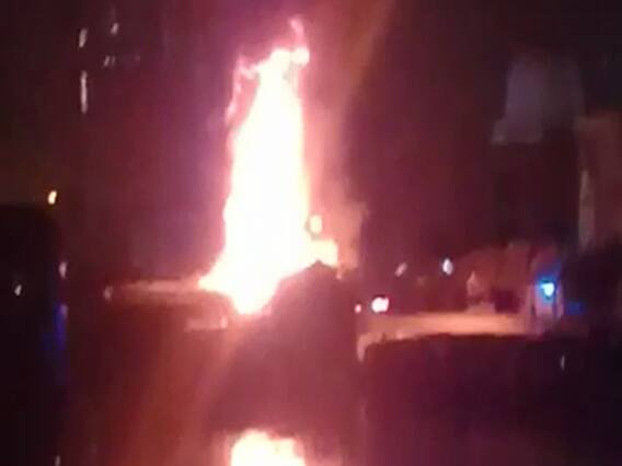 કચ્છના જહાજને UAEના બંદર પર લાગી આગ, જુઓ વીડિયો