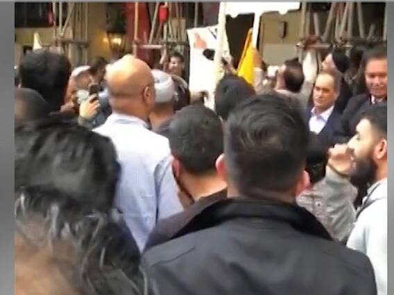 Protest outside Indian High Commission in London by Pakistani protesters| Namaste Bharat 