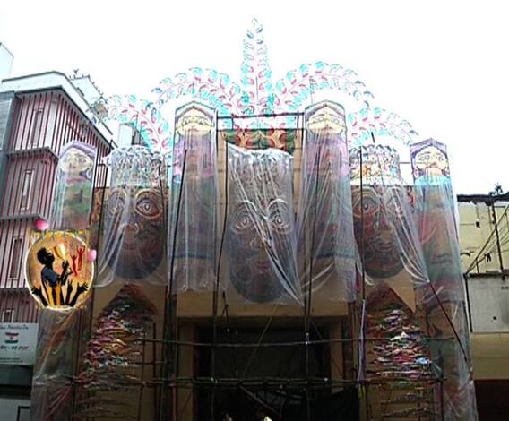 ৮৫ বছরে মুদিয়ালি ক্লাবের পুজোয় রঙের হাট, থাকছে চন্দননগরের প্রতিমা