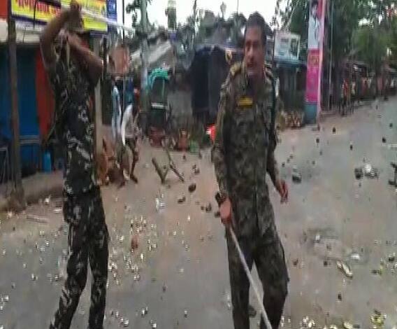 রণক্ষেত্র শ্যামনগর-জগদ্দল, আক্রান্ত অর্জুন সিংহ, পুলিশের বিরুদ্ধে অভিযোগ, পাল্টা আক্রমণ জ্যোতিপ্রিয়র