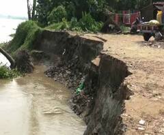 Reporter Stories: নদিয়ায় ভাগীরথীতে ভাঙন, আতঙ্কে ঘরছাড়া বহু মানুষ