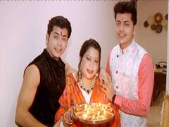 Saas Bahu Aur Saazish: TV स्टार Siddharth Nigam की दीवाली पूजा में पहुंचे खास दोस्त