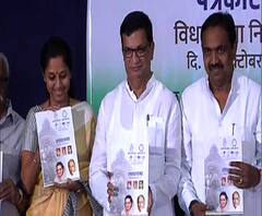 NCP-Congress Manifesto | विधानसभेसाठी काँग्रेस-राष्ट्रवादी आघाडीचा जाहीरनामा प्रसिद्ध | ABP Majha