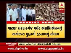 પાટણઃ એરંડાના ભાવમાં ઘટાડાના વિરોધમાં APMCના વેપારીઓ હડતાળ પર, જુઓ વીડિયો