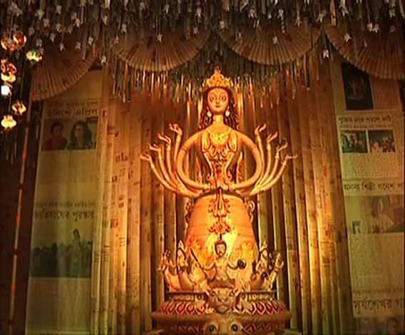 থিম খবরের পরম্পরা, এবিপি আনন্দর ‘ইতিহাসে সেরা’ পুজোর সম্মান পেল হরিদেবপুর ৪১ পল্লি ক্লাব