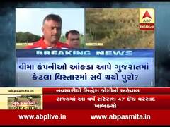 ગઈ કાલે પડેલા વરસાદને કારણે નવસારીમાં ડાંગરના પાકને નુકસાન