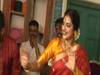 Nusrat Jahan dances, plays dhol with husband on Durga Pooja